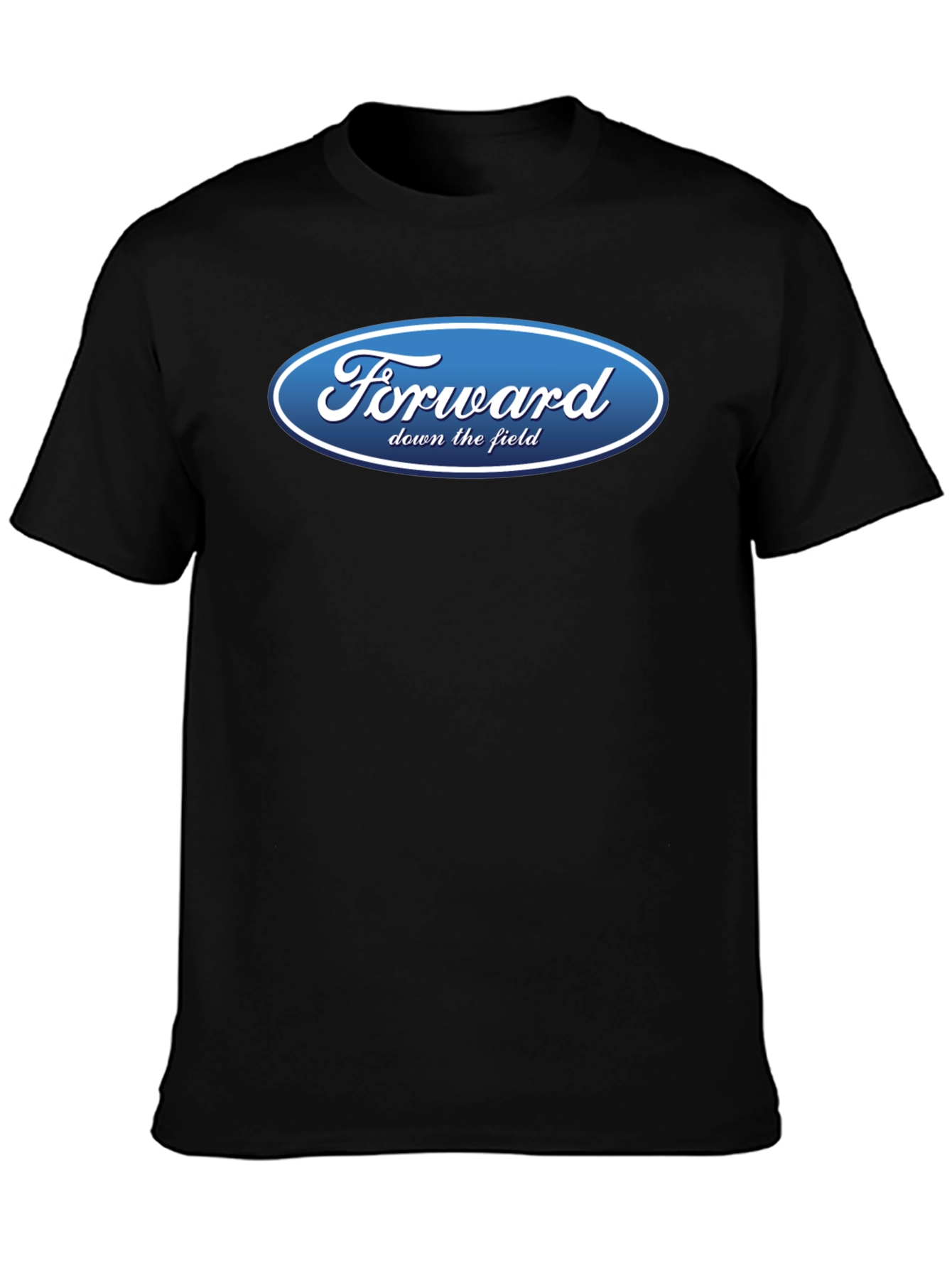 Black Forward Down The Field Graphic T-Shirt view 3
