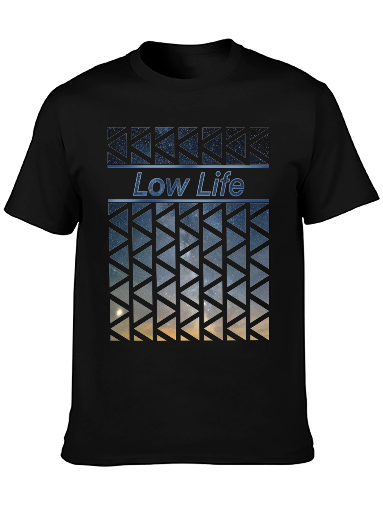 Black Low Life Graphic Print T-Shirt - Cool Streetwear Style view 3