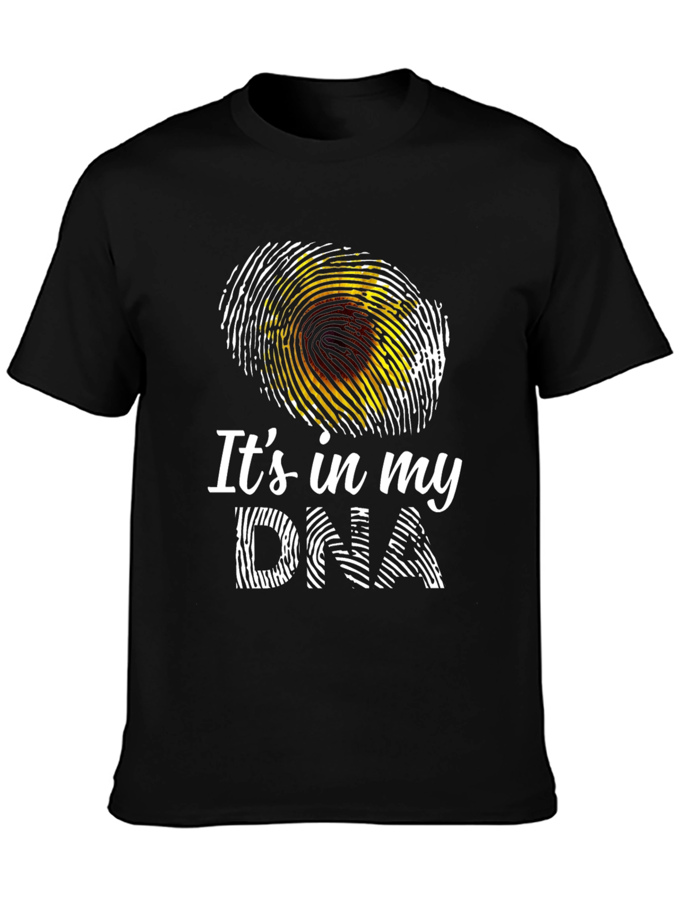 Black Sunflower DNA Graphic Tee - Unique Design! view 3