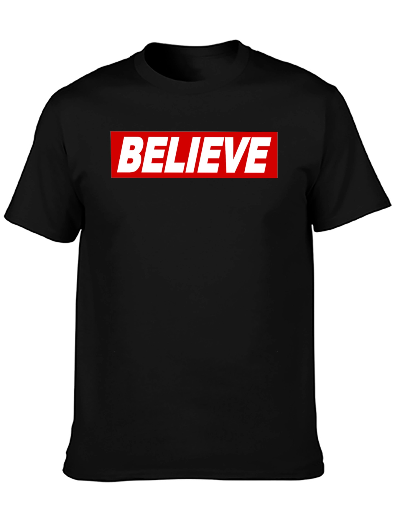 Believe Graphic Tee - Classic Crew Neck - 3