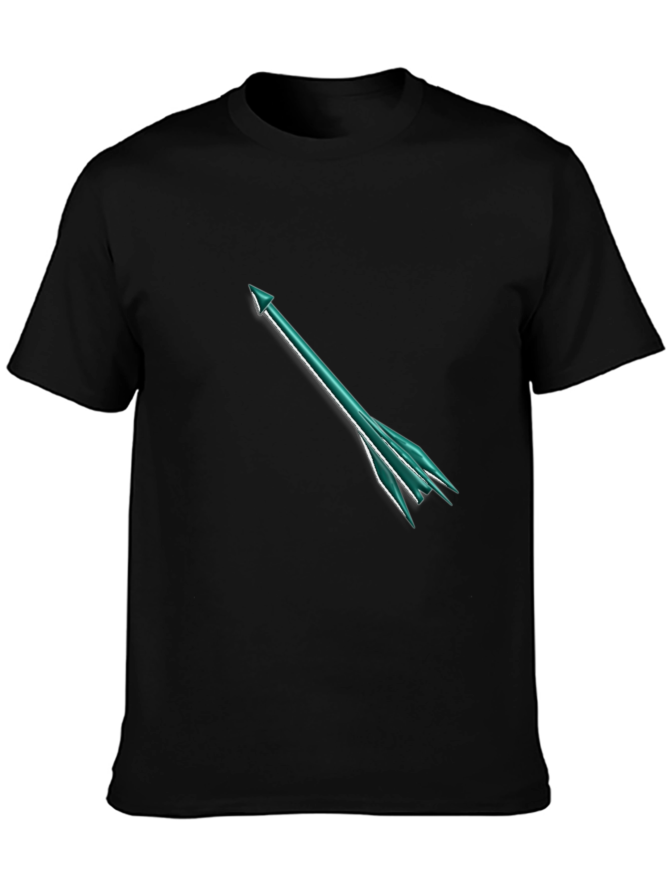 Black Arrow Graphic T-Shirt - Modern Style view 3