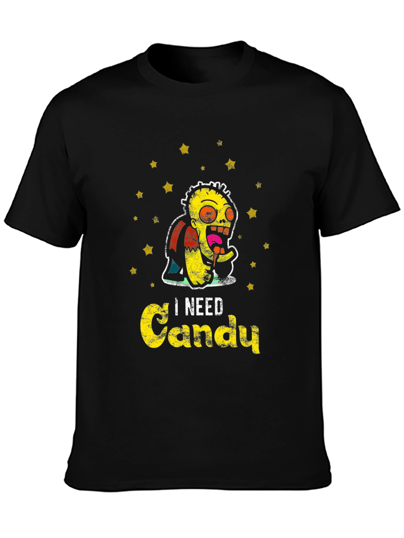 Zombie 'I Need Candy' Graphic T-Shirt - 3
