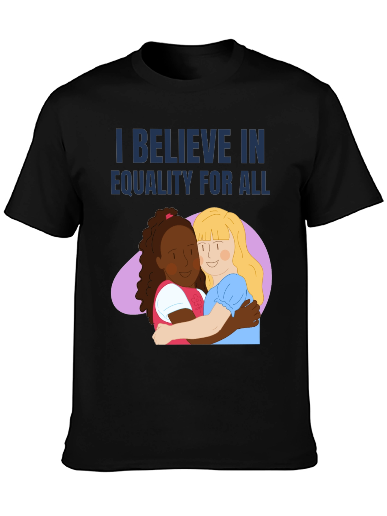 Black Equality for All Graphic Tee view 3