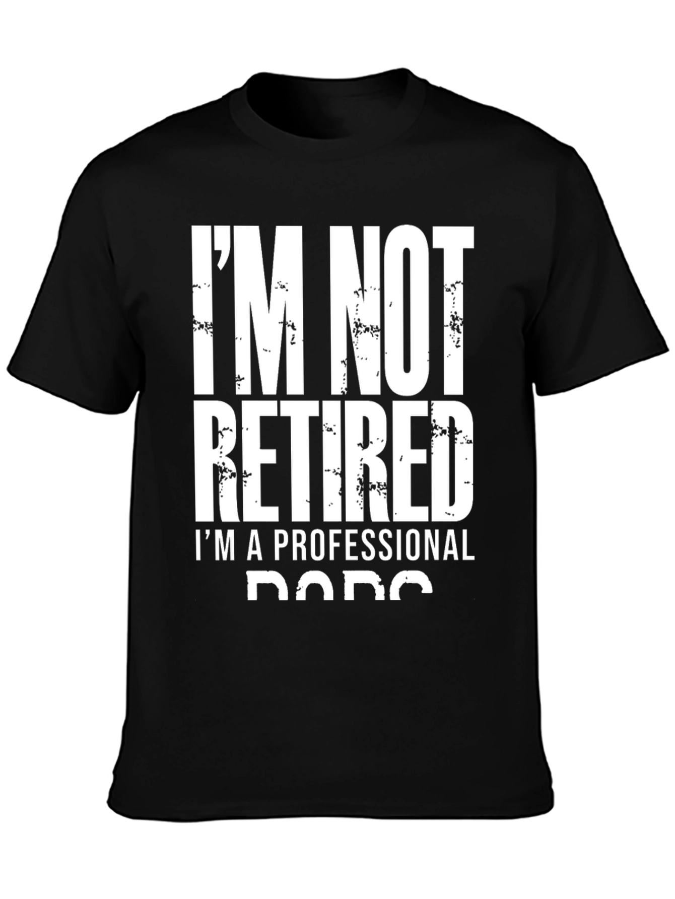 Black Funny Professional Dads T-Shirt - Novelty Graphic Tee view 3