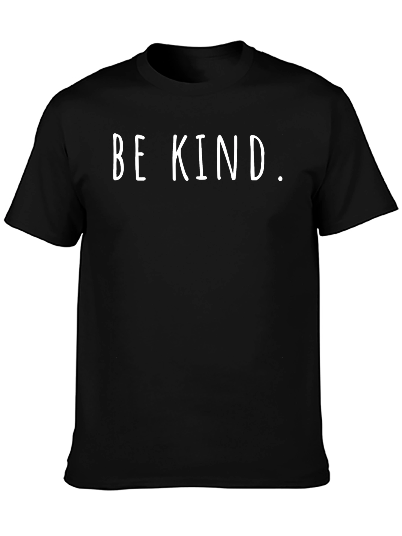 Black Be Kind Graphic Tee - Soft Black T-Shirt view 3