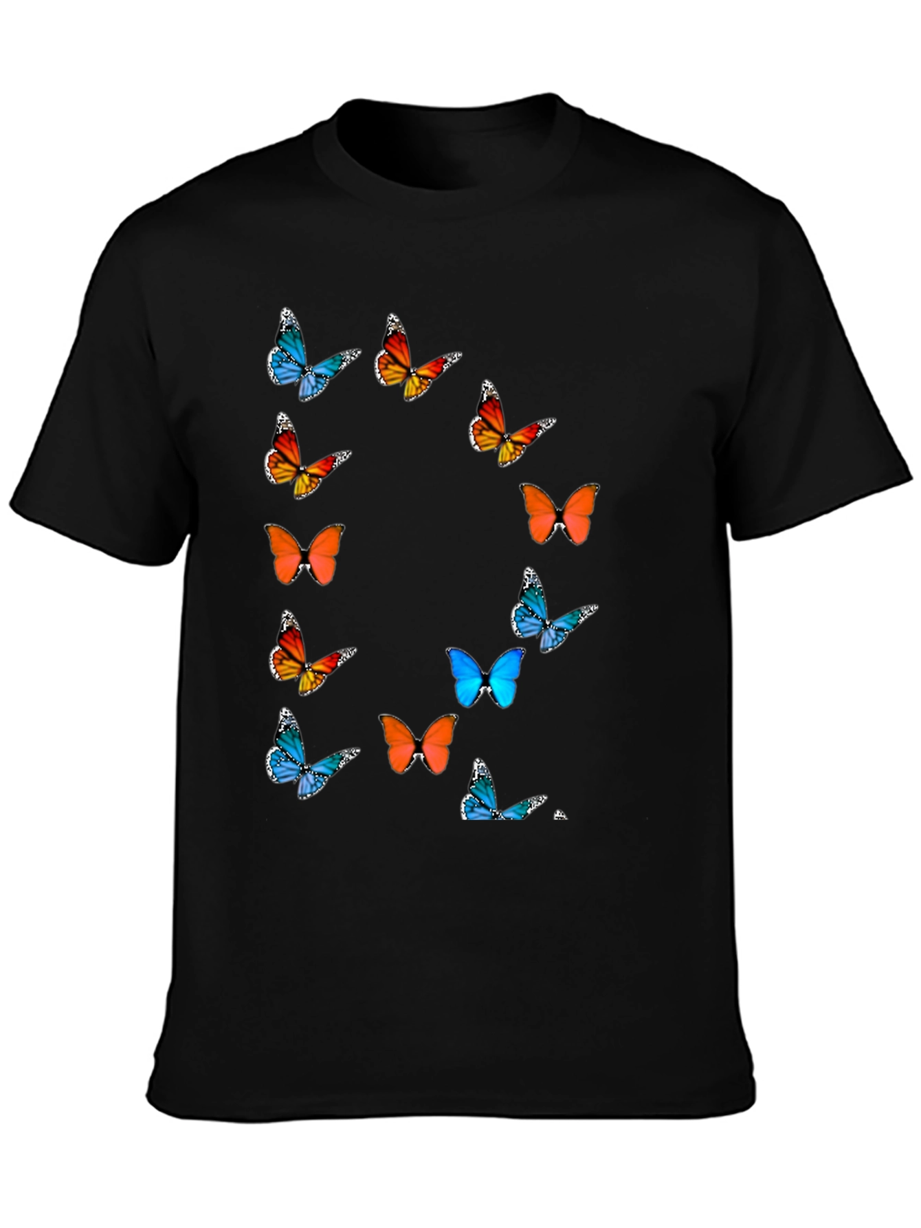 Black Butterfly Graphic T-Shirt - Stylish & Comfortable view 3