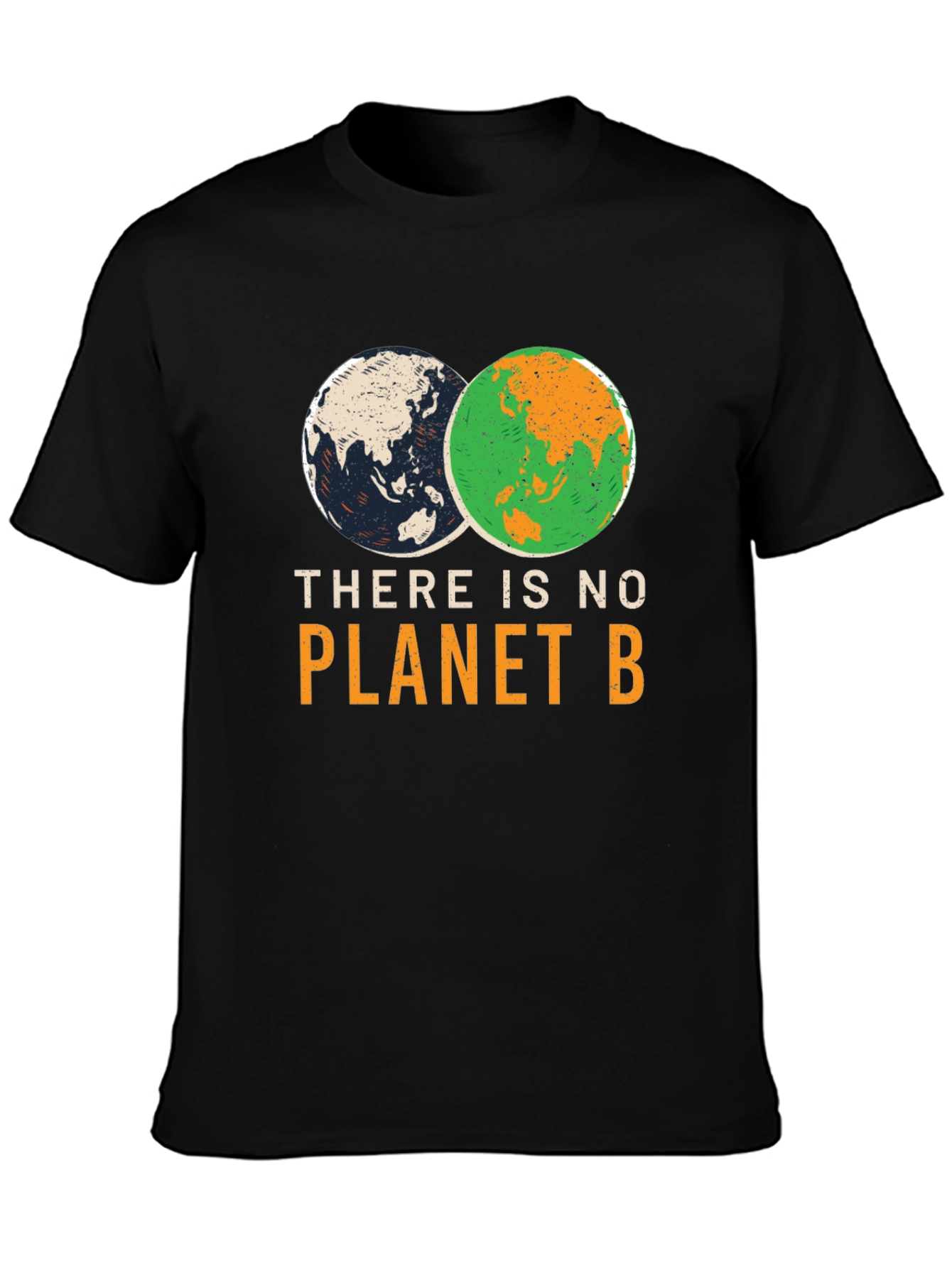 Black There Is No Planet B Graphic T-Shirt view 3