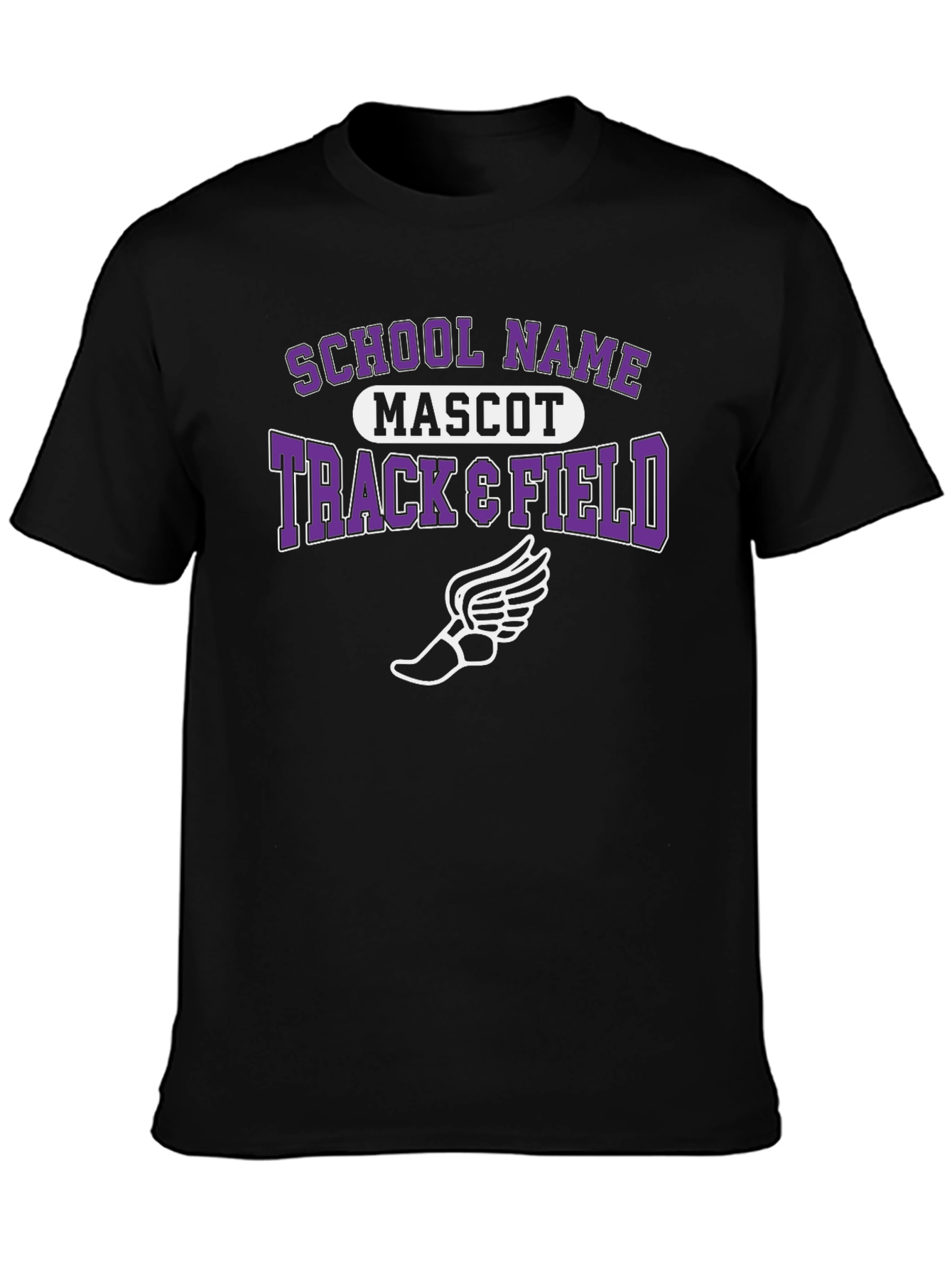 Track & Field T-Shirt - School Mascot Tee - 3