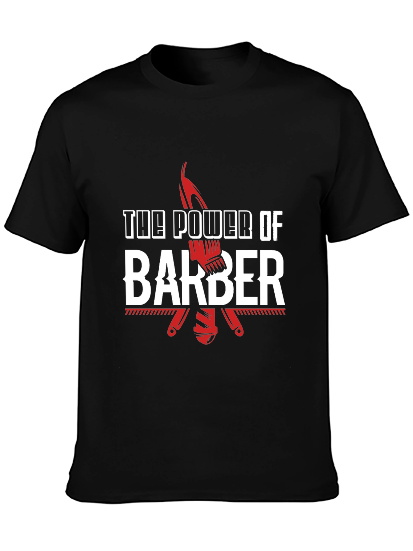 The Power of Barber T-Shirt - Stylish Graphic Tee - 3