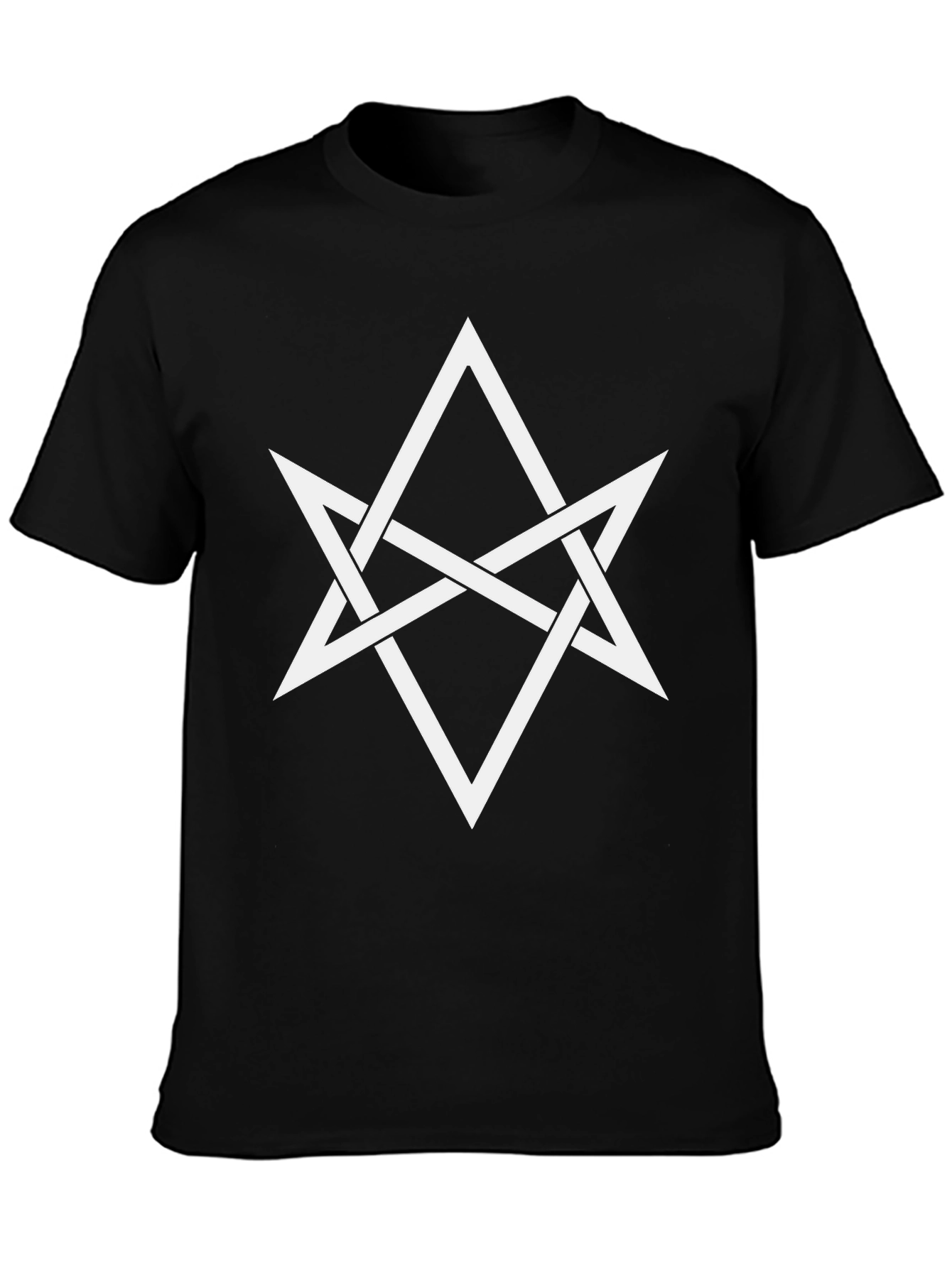 Black Esoteric Star Graphic Tee - Black Cotton Blend view 3