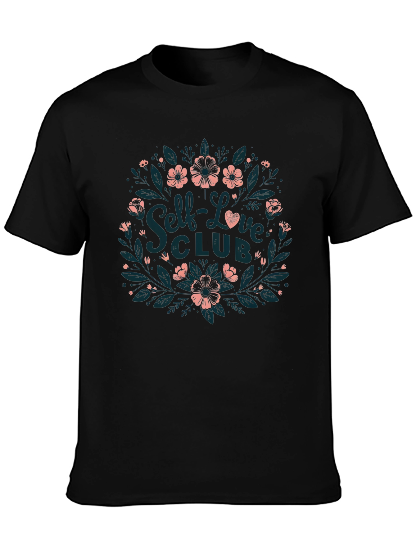 Black Self-Love Club Graphic Tee view 3