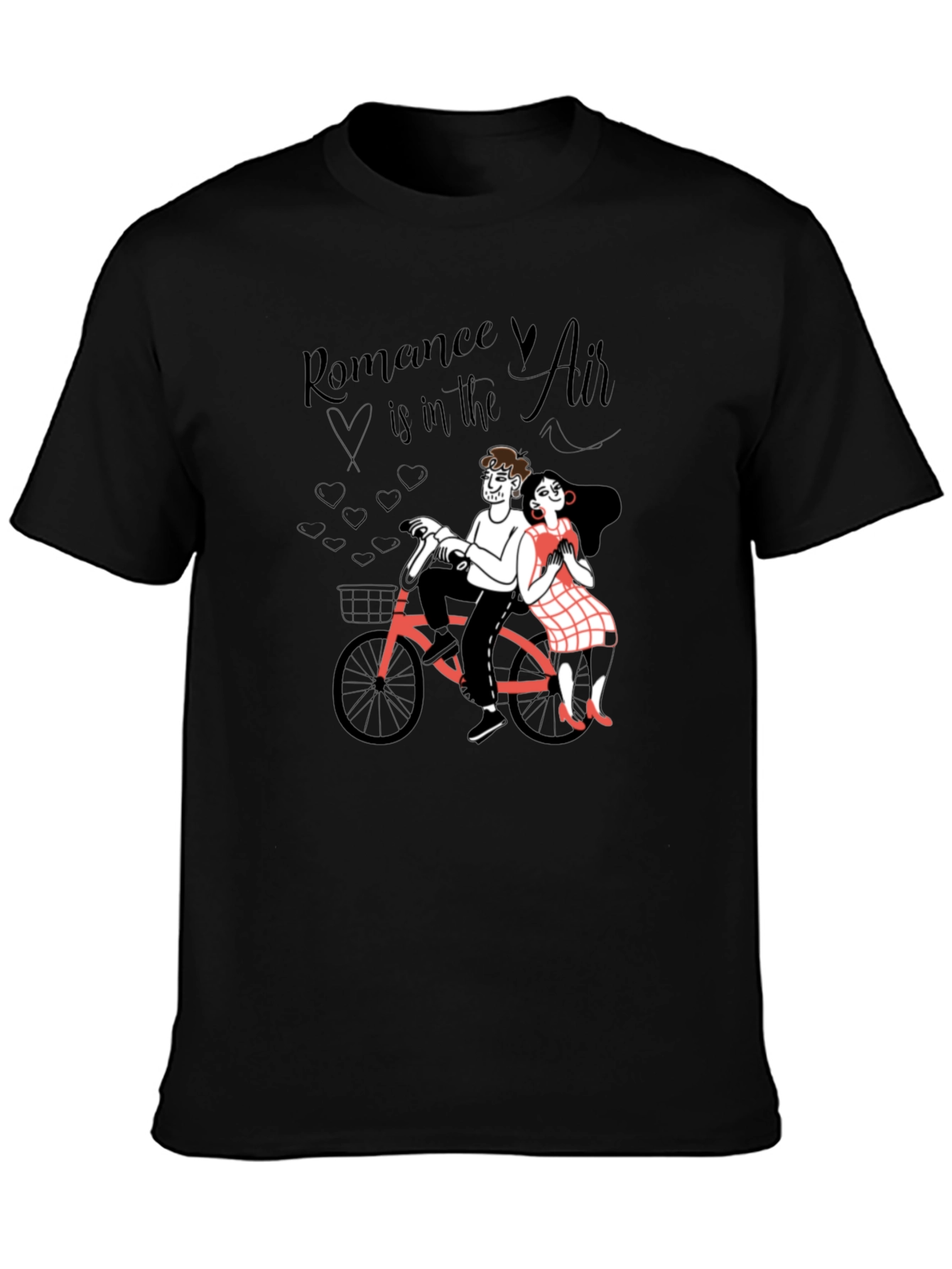 Black Romance in the Air Graphic Tee view 3