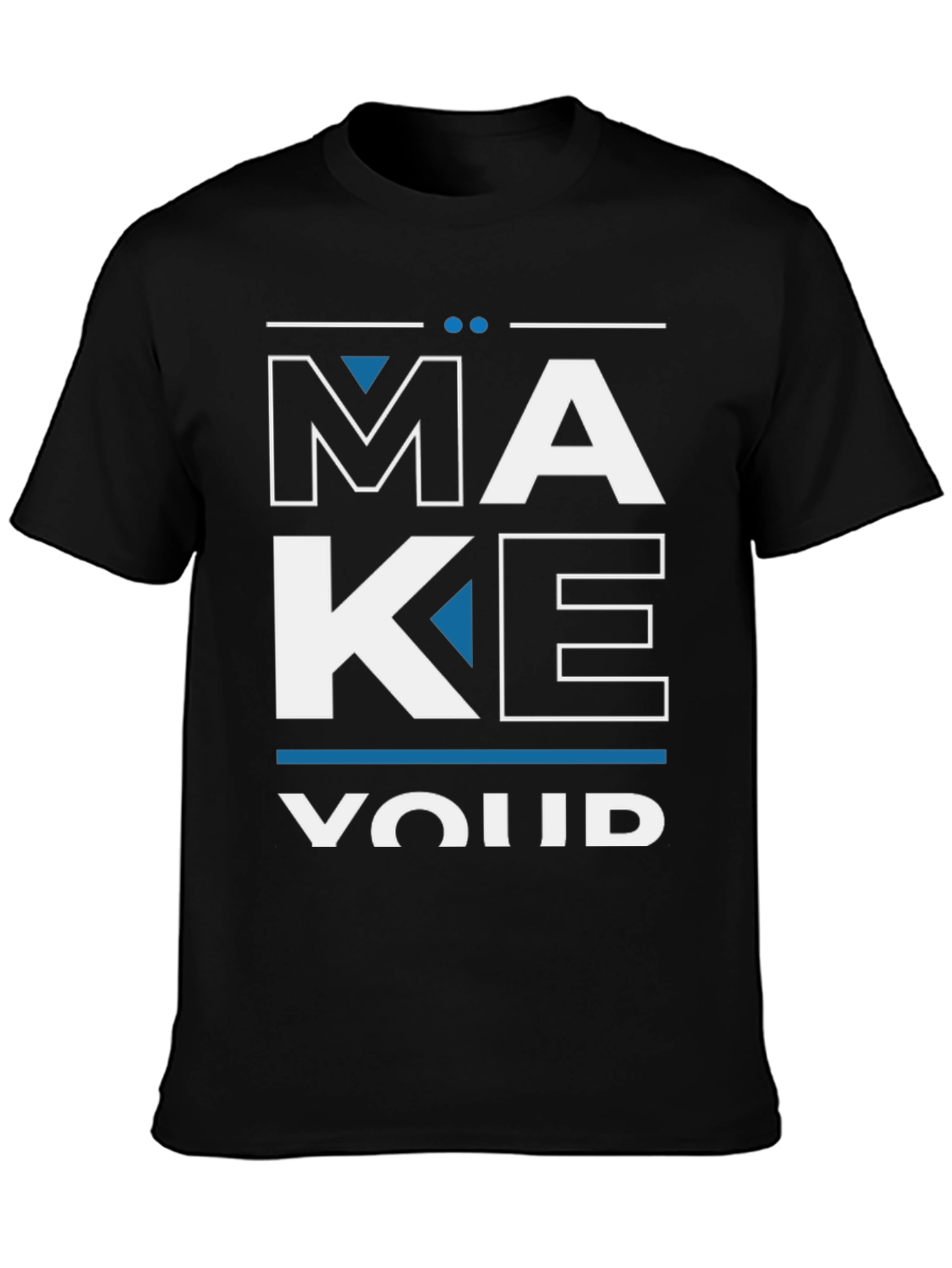 Black Make Your Mark Graphic Tee - Men's Black T-Shirt view 3