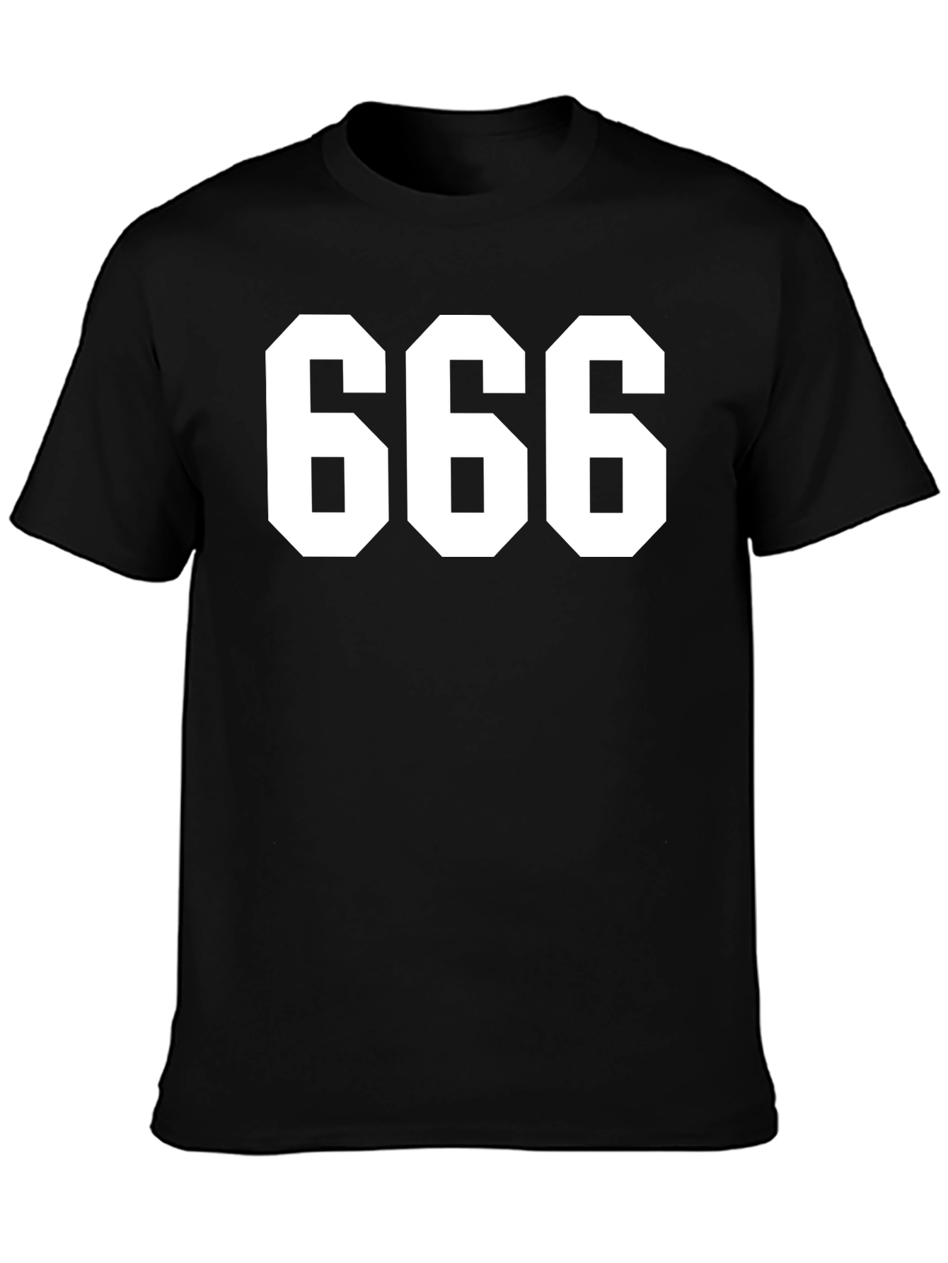 Black Men's 666 Graphic Tee - Classic Fit view 3
