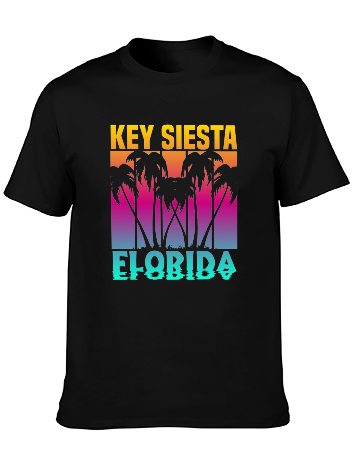 Black Key Siesta Florida Graphic Tee view 3