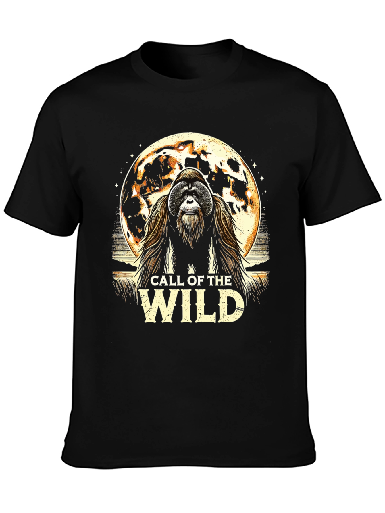Black Call of the Wild Graphic Tee view 3
