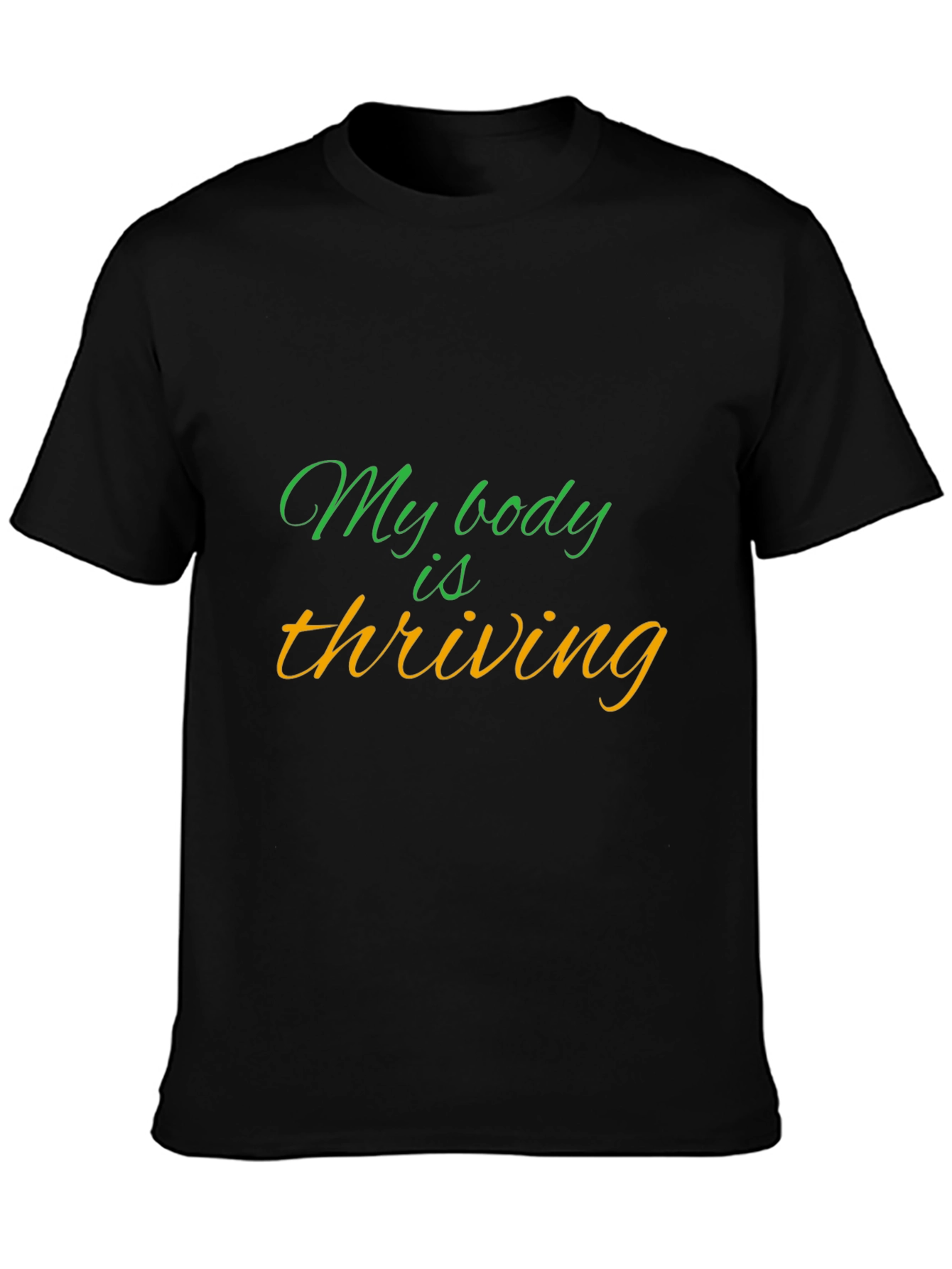 Black My Body is Thriving Graphic Tee view 3