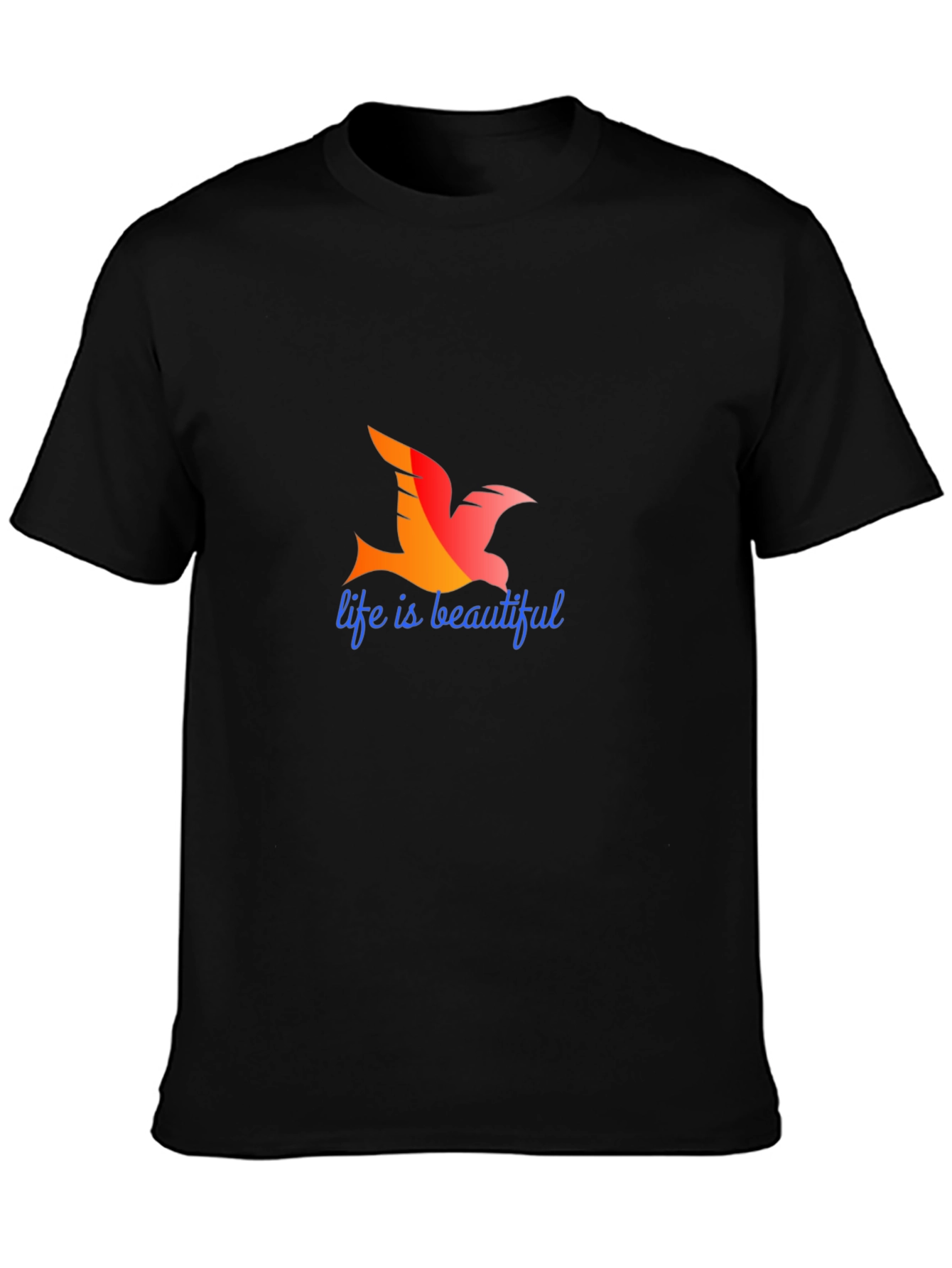 Black Life is Beautiful T-Shirt - Bird Graphic Tee view 3