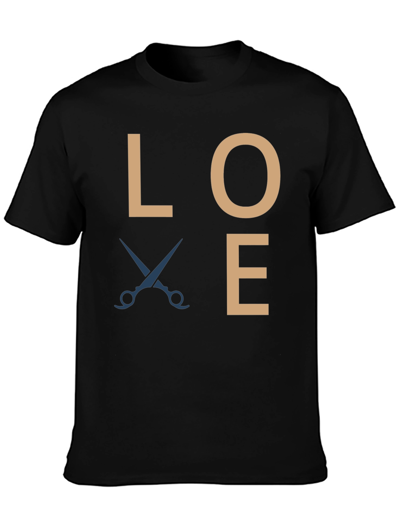 Black Love Hair Stylist T-Shirt - Barber Shop Tee view 3