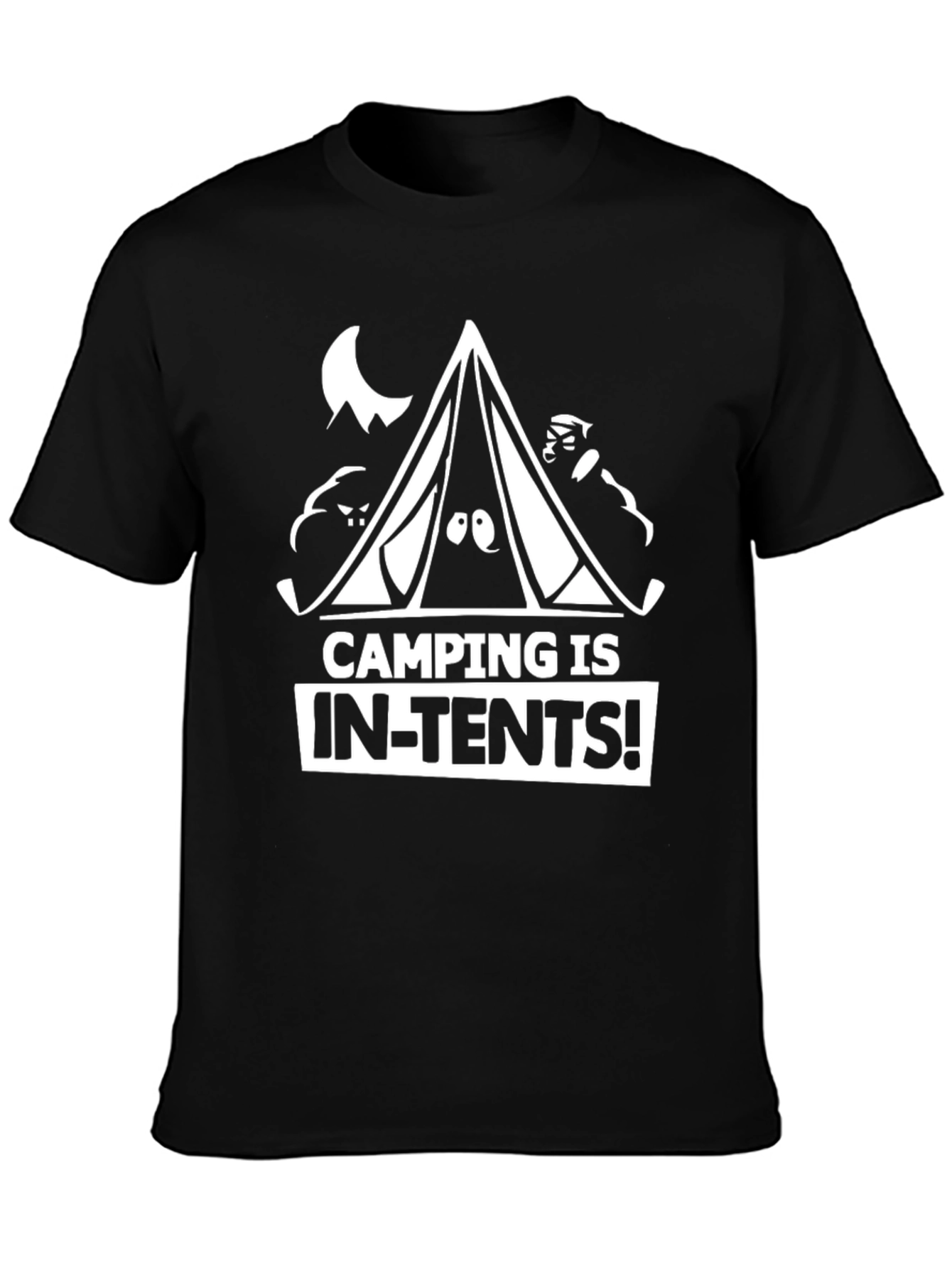 Camping Is In-Tents! Novelty T-Shirt - 3