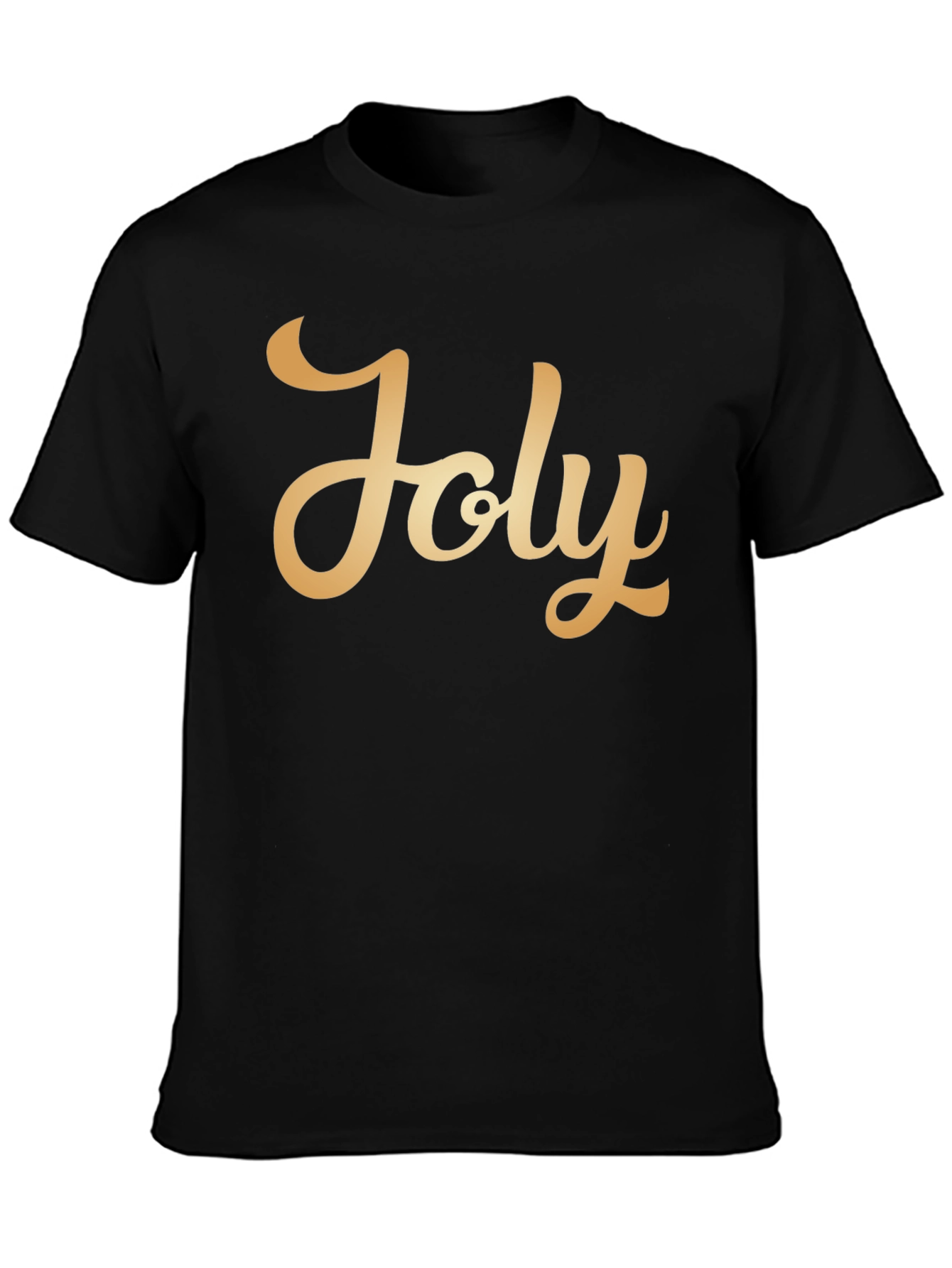 Black Joly Graphic Tee - Stylish Unisex T-Shirt view 3