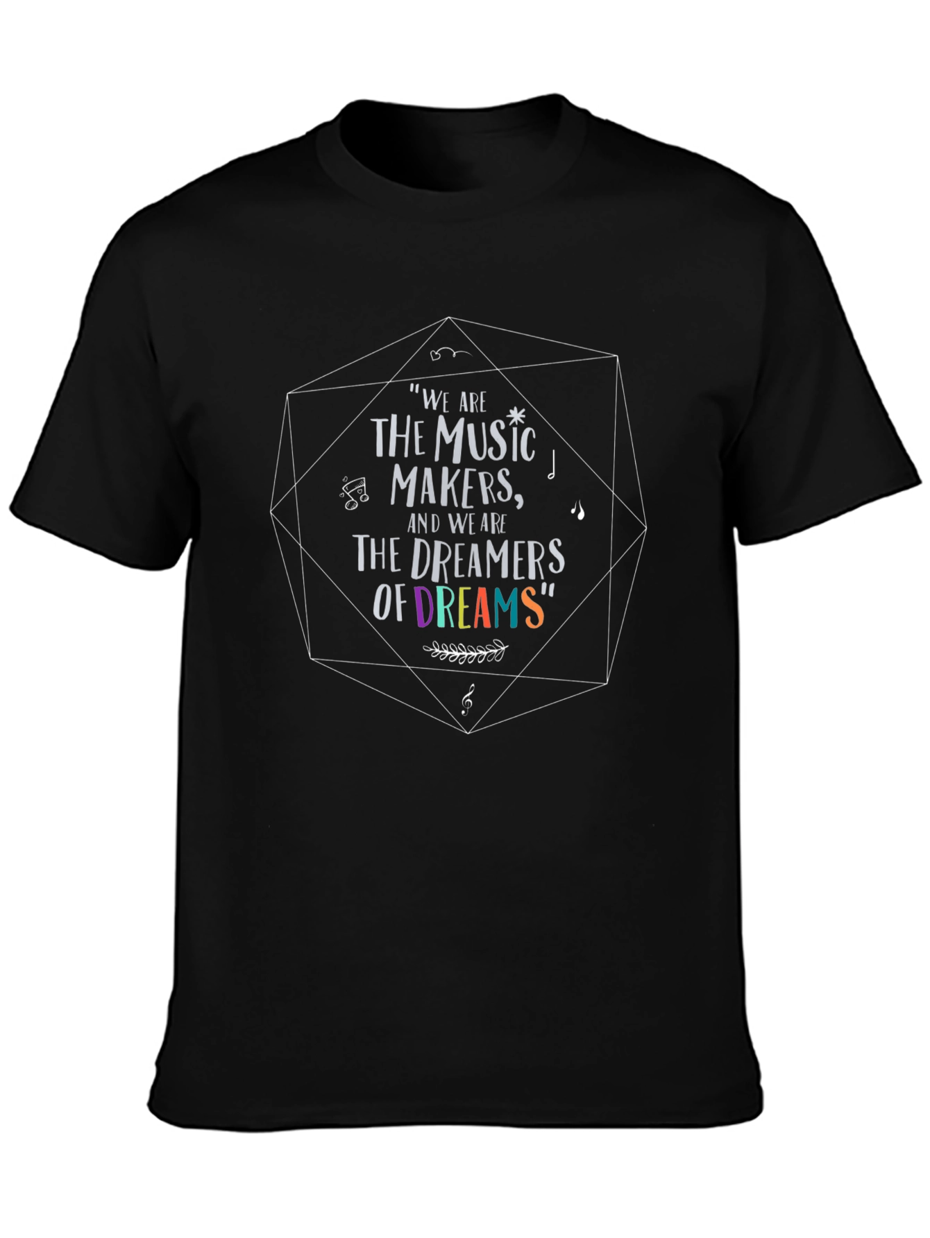 Black Music Makers Graphic Tee - Black view 3