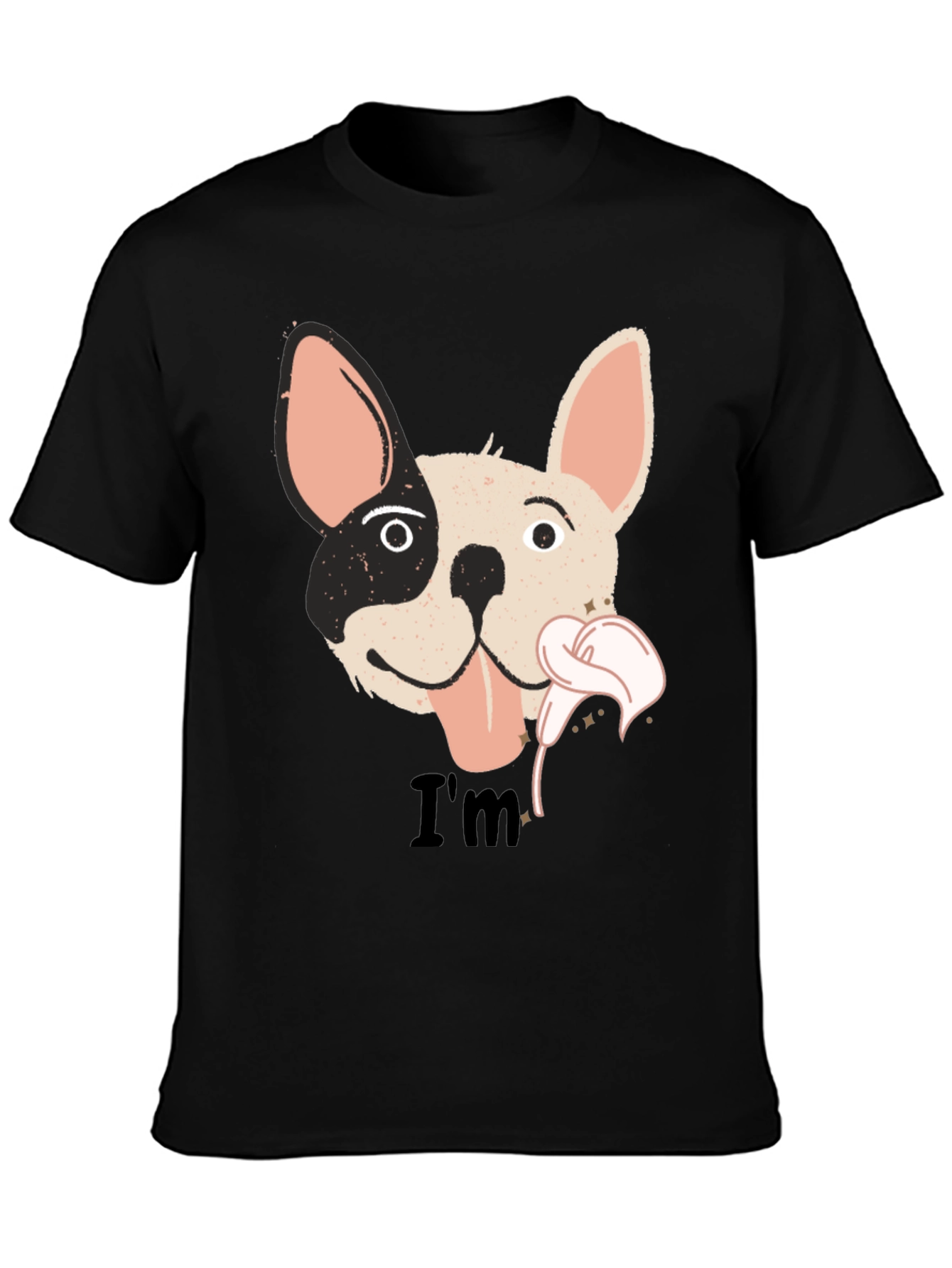 Black Dog Graphic Black T-Shirt view 3