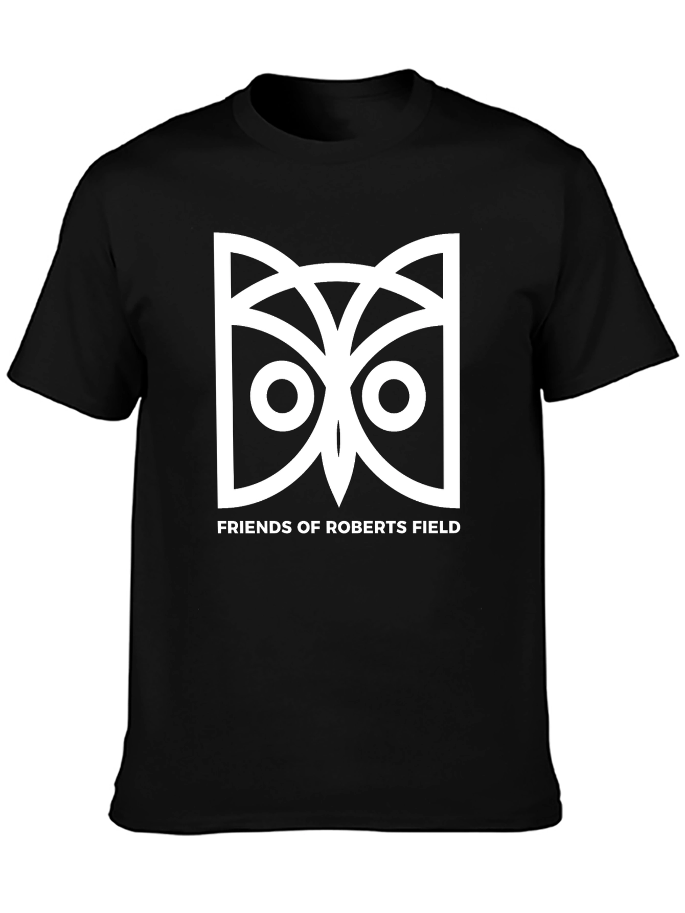 Black Friends of Roberts Field Graphic Tee view 3