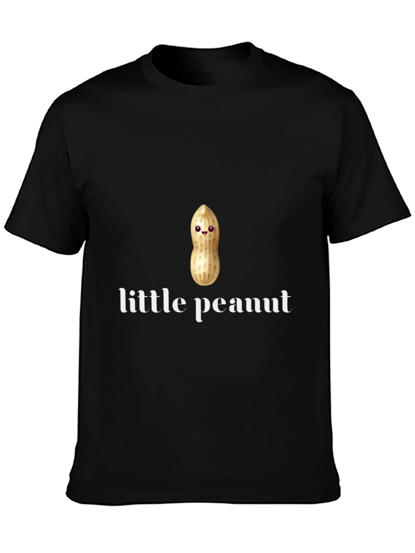 Black Little Peanut Graphic Tee - Cute & Comfy view 3