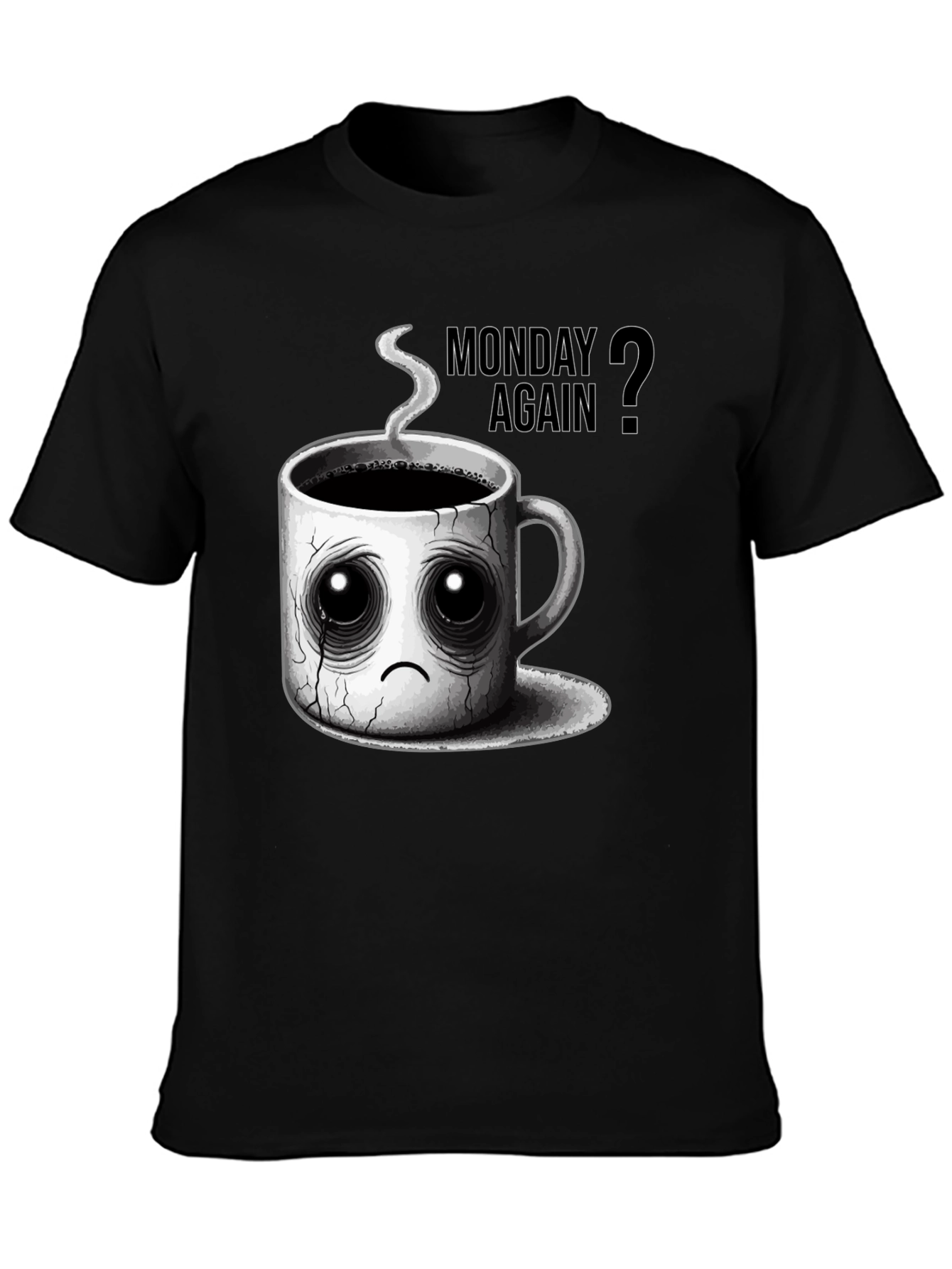 Black Monday Again? Graphic T-Shirt view 3