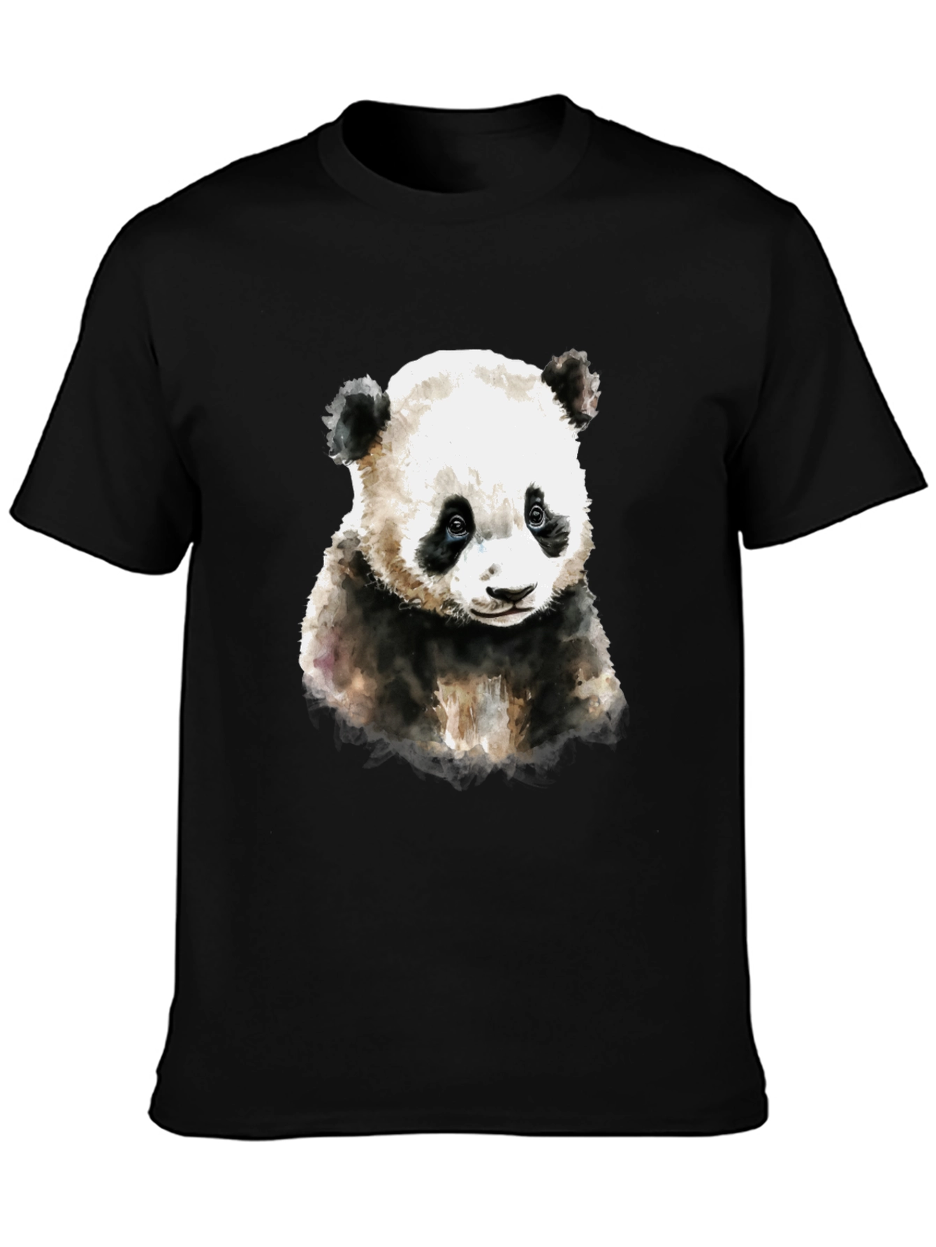 Black Panda Bear Graphic Tee - Soft Cotton Blend view 3