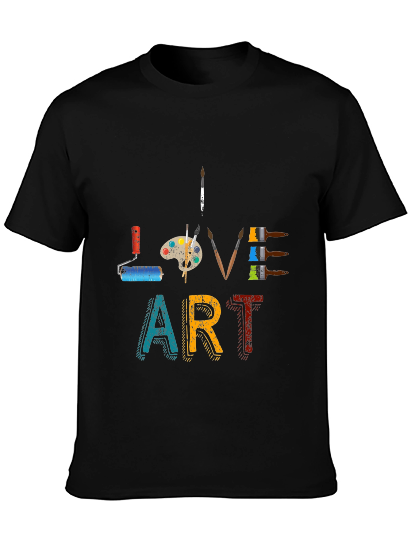Love Art Graphic Tee - Artistic Design T-Shirt - 3