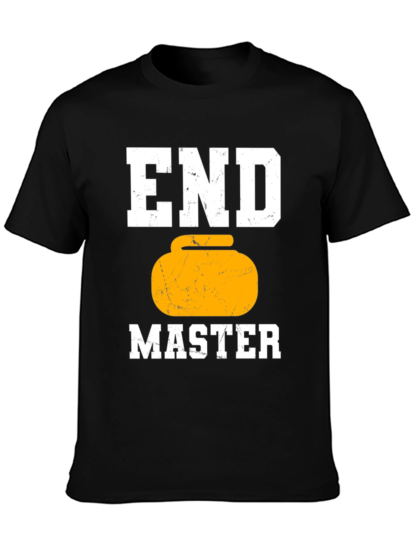 Black End Master Curling T-Shirt - Game Day Apparel view 3