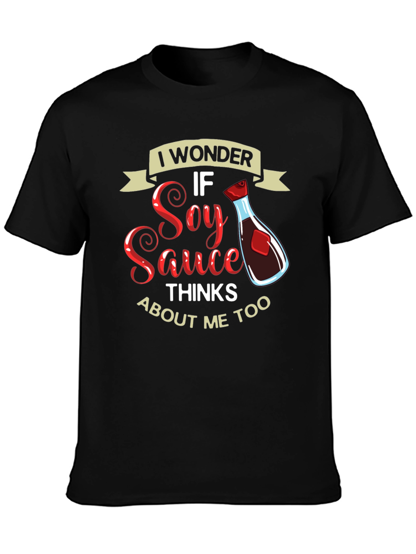 Black Soy Sauce Lover T-Shirt view 3