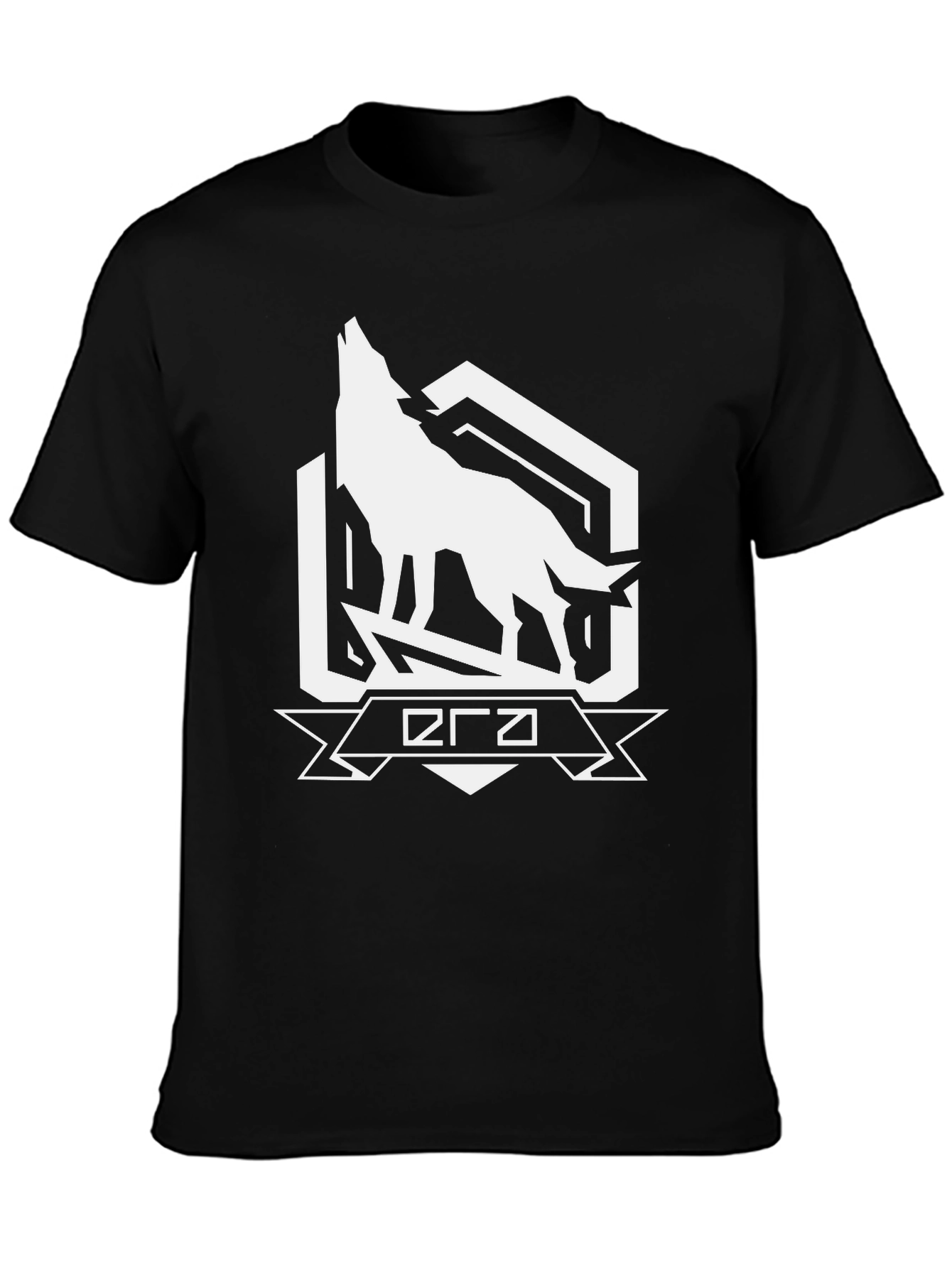 Black Black ERA Wolf Graphic Tee view 3