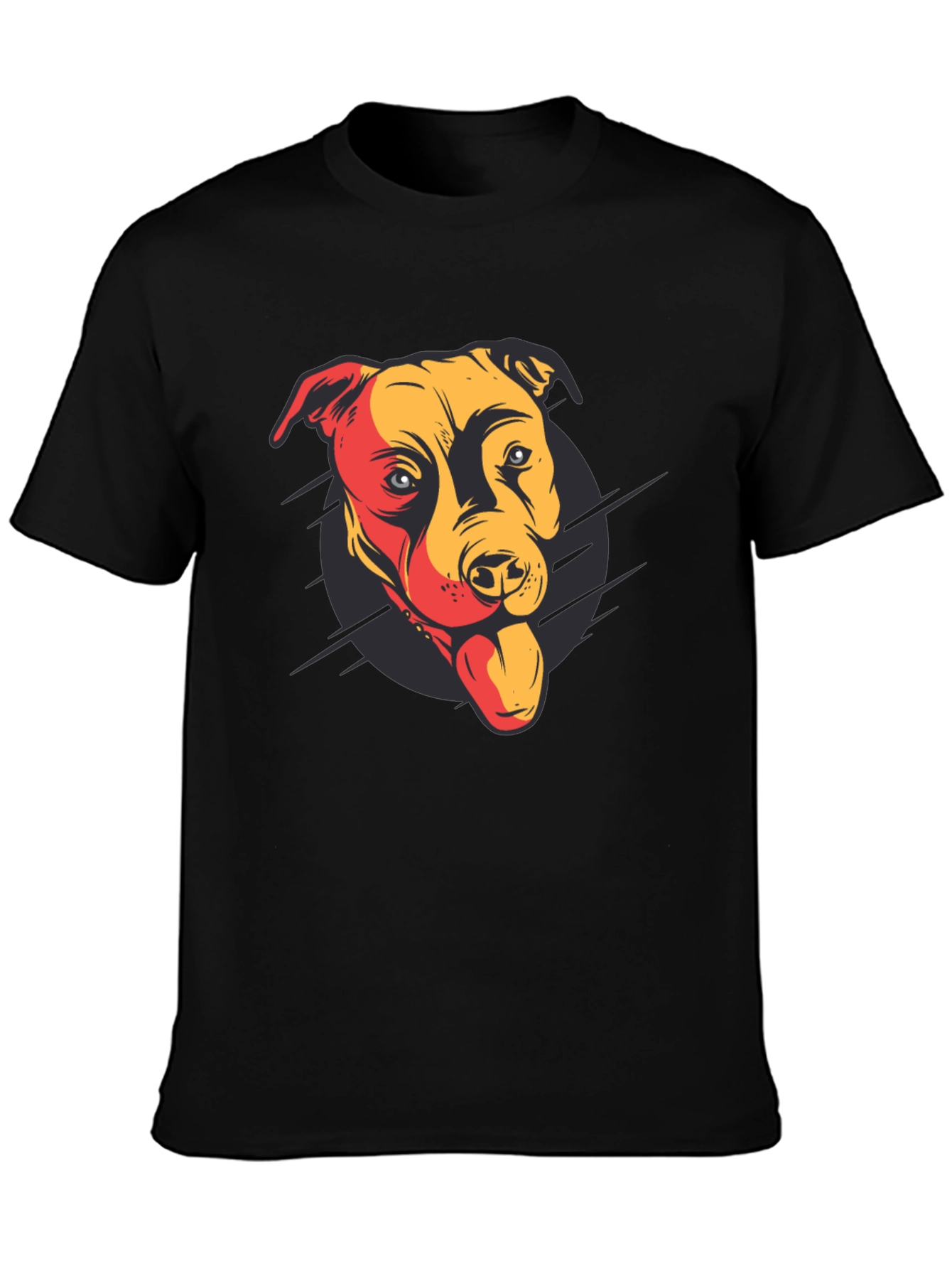 Black Pitbull Graphic T-Shirt - Cool Dog Lover Tee view 3