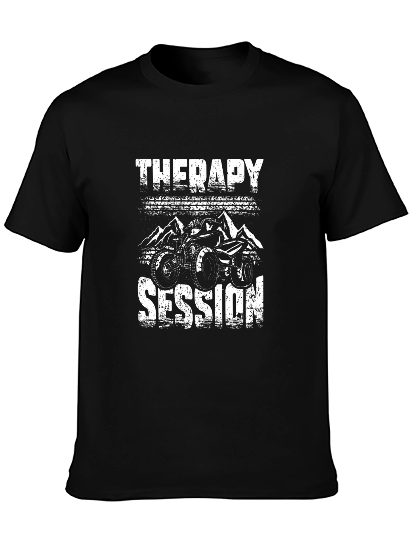 Black Therapy Session ATV T-Shirt view 3