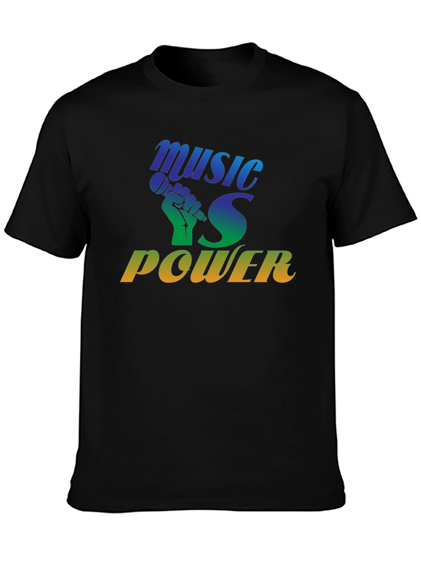 Black Music is Power T-Shirt view 3