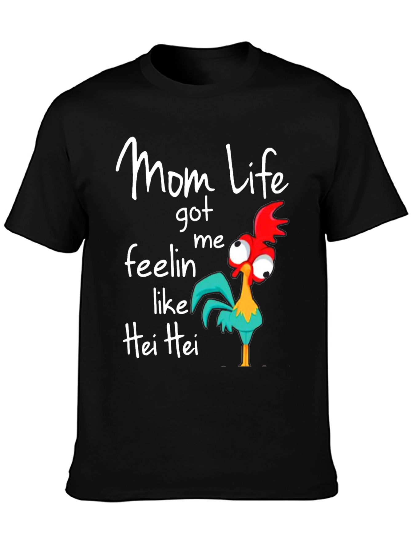 Black Mom Life Hei Hei Graphic Tee view 3