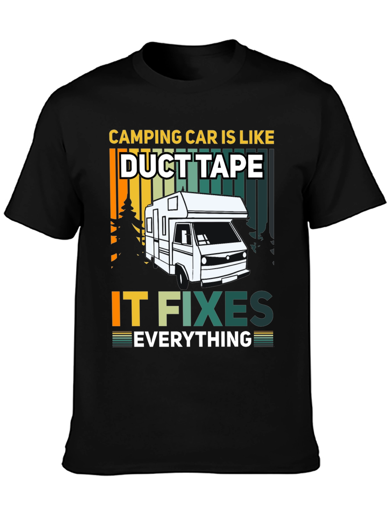 Camping Car Fixes Everything T-Shirt - 3