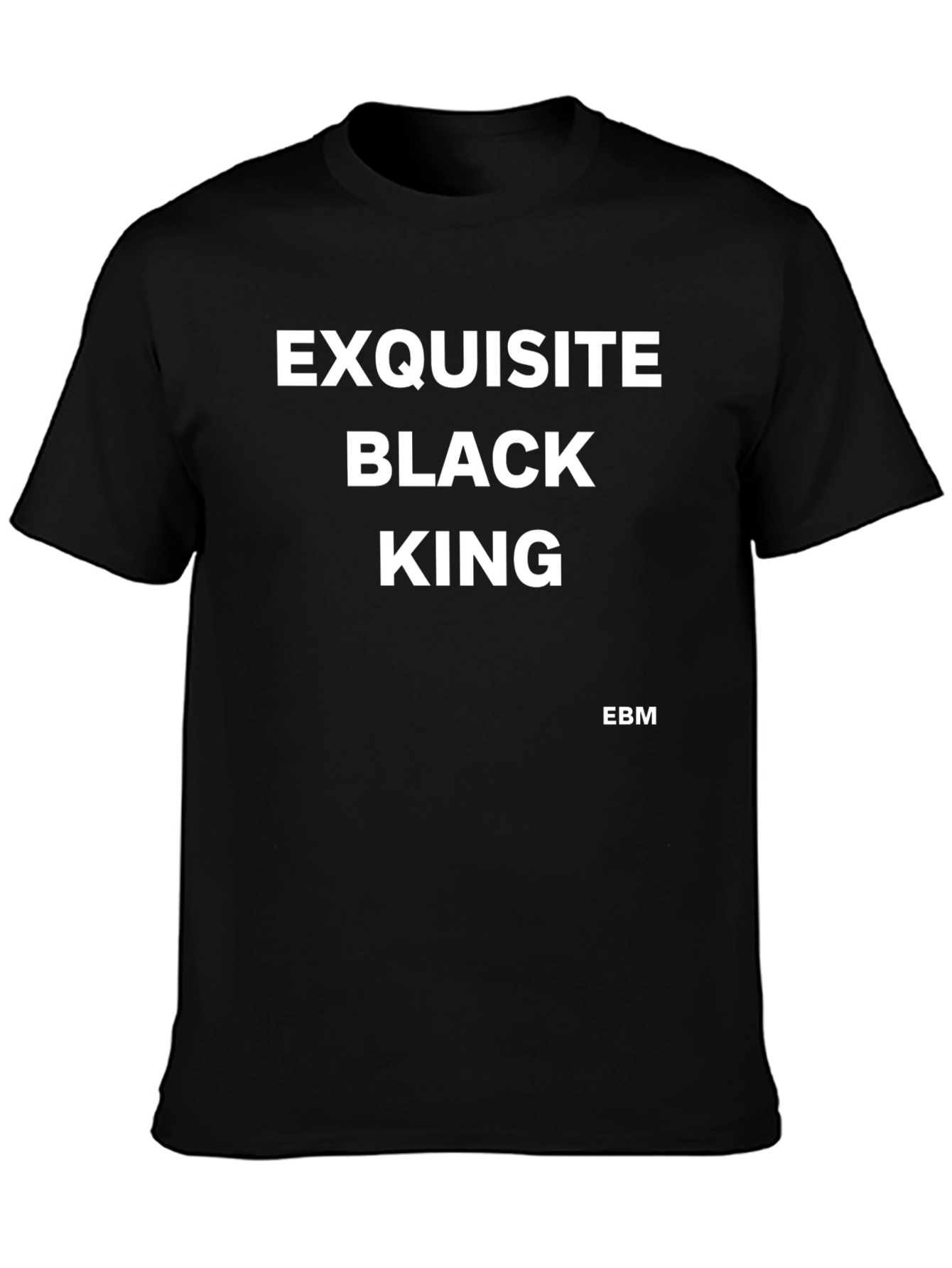 Black Exquisite Black King Graphic Tee view 3