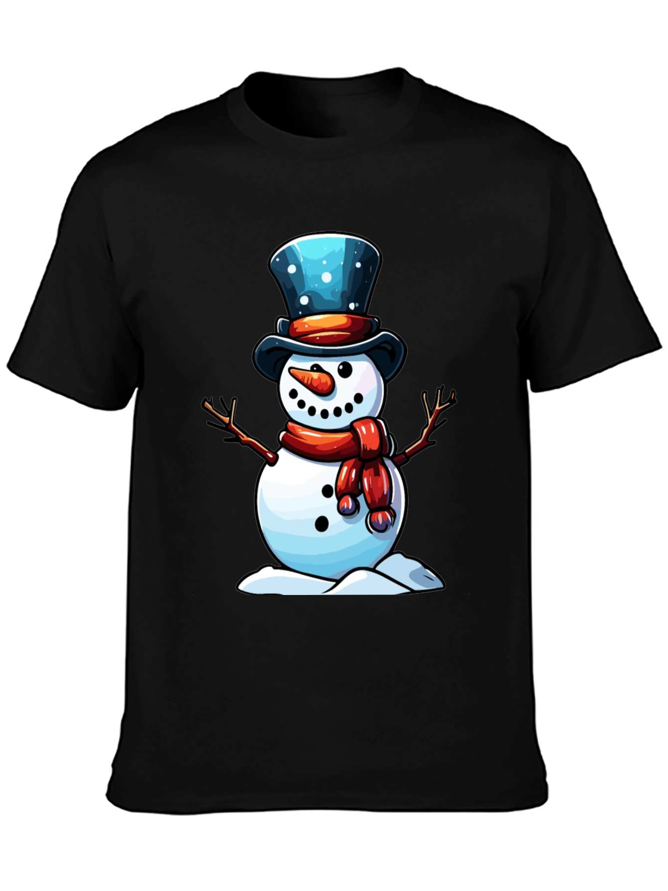 Festive Snowman Graphic Tee - 3