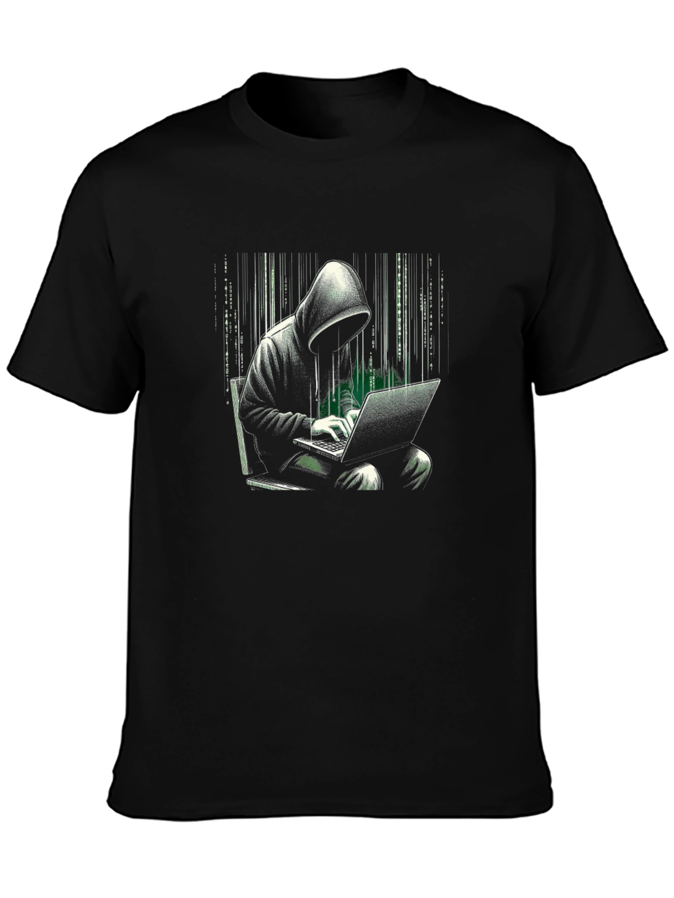 Hacker Graphic Tee - Tech Style Shirt - 3