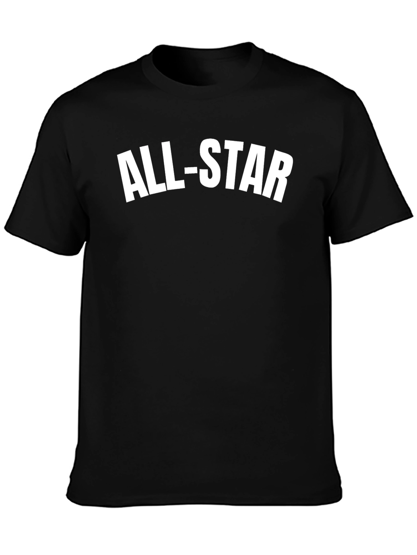 Black All-Star Graphic Print T-Shirt view 3