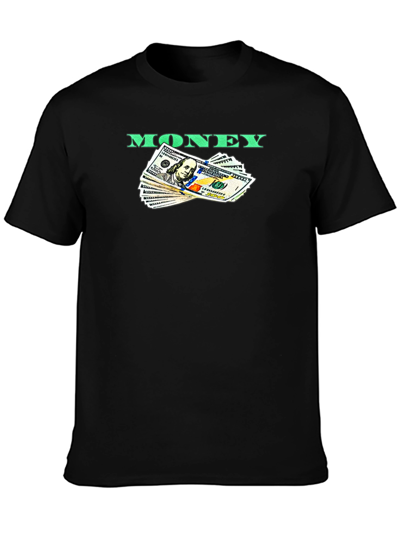 Money Graphic Tee - Black - 3