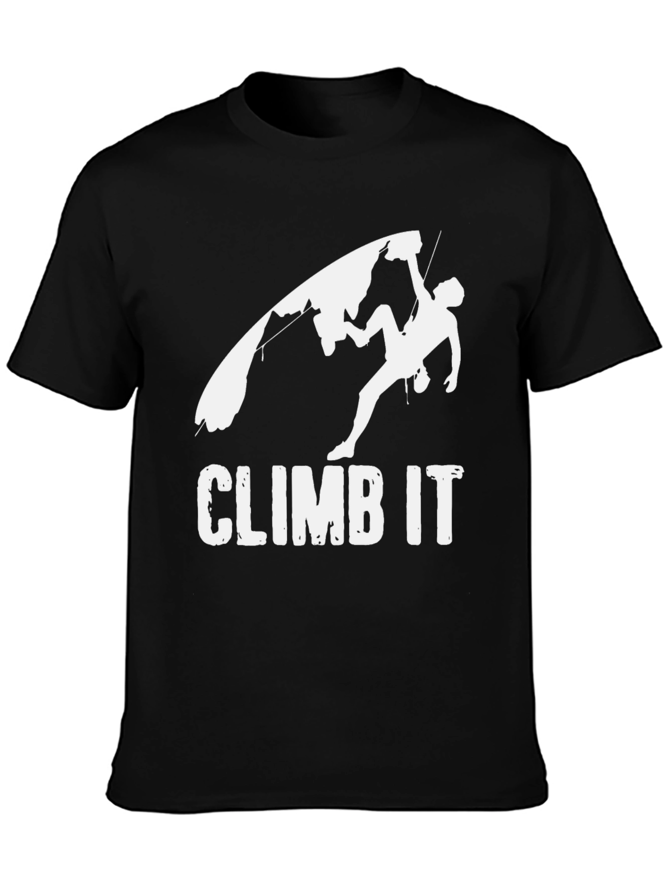 Black Climb It Graphic Tee - Adventure Awaits! view 3