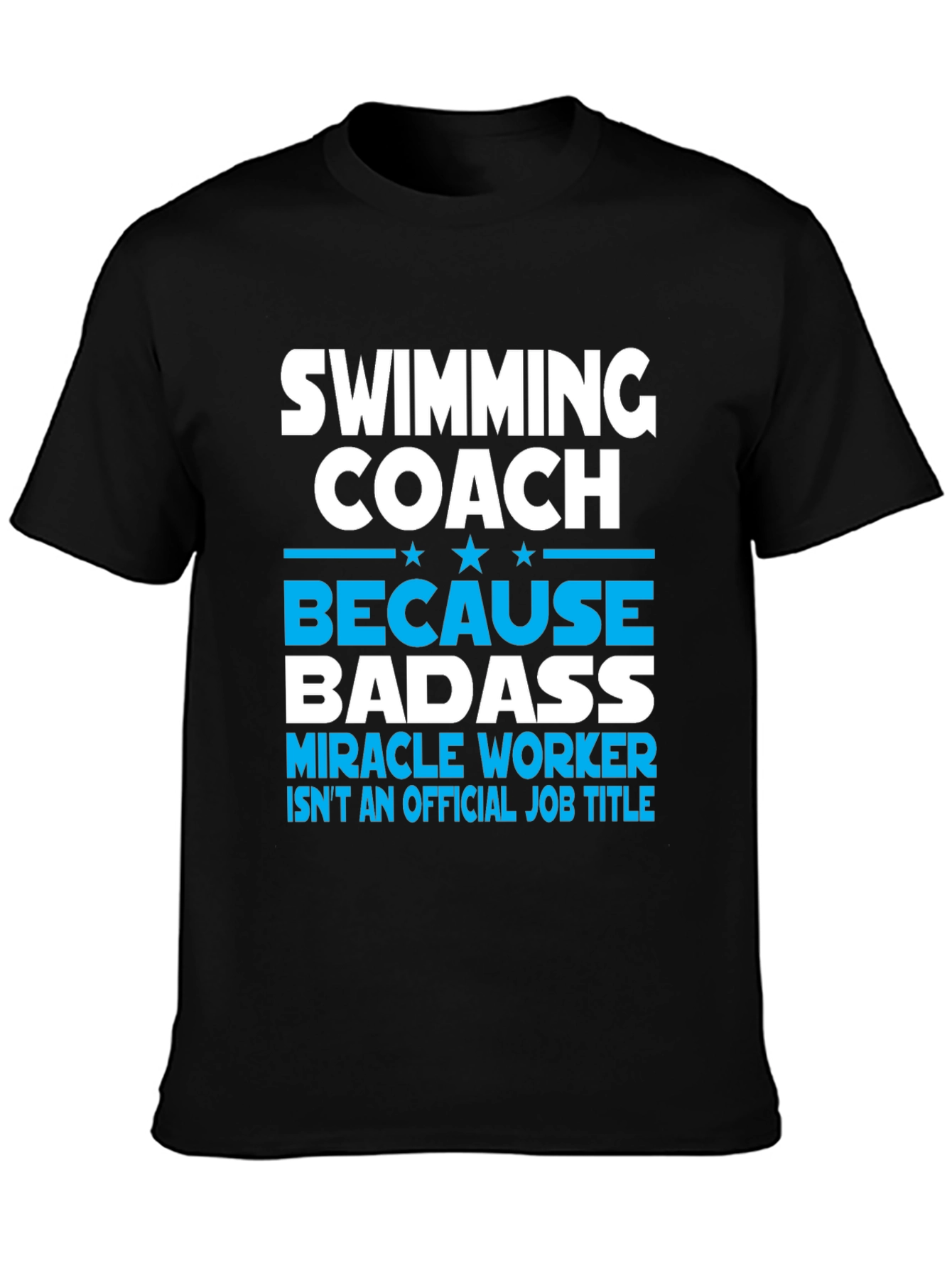 Swimming Coach Badass T-Shirt - 3
