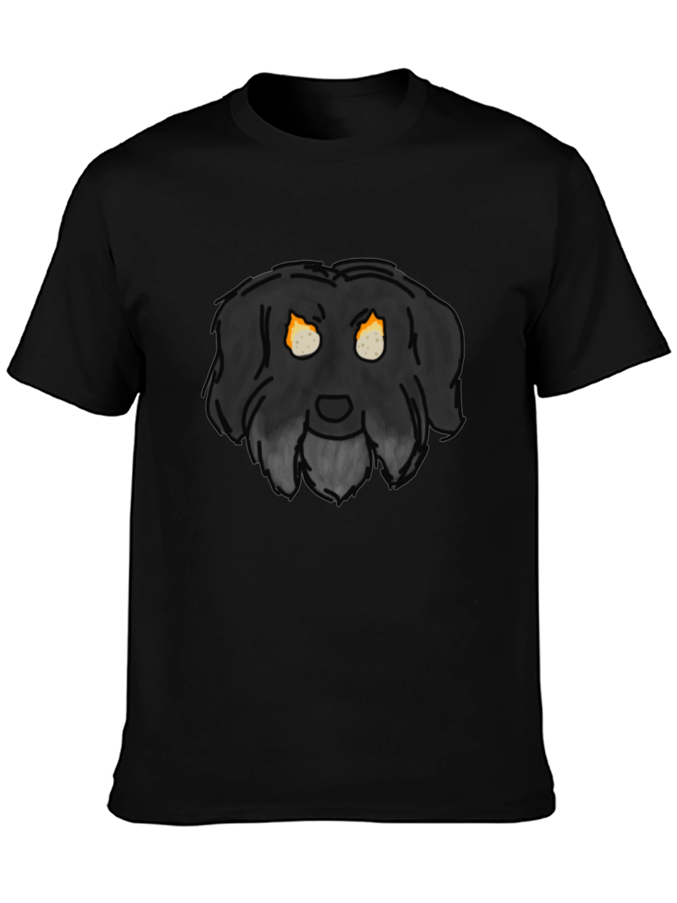 Black Black Dog Graphic T-Shirt view 3