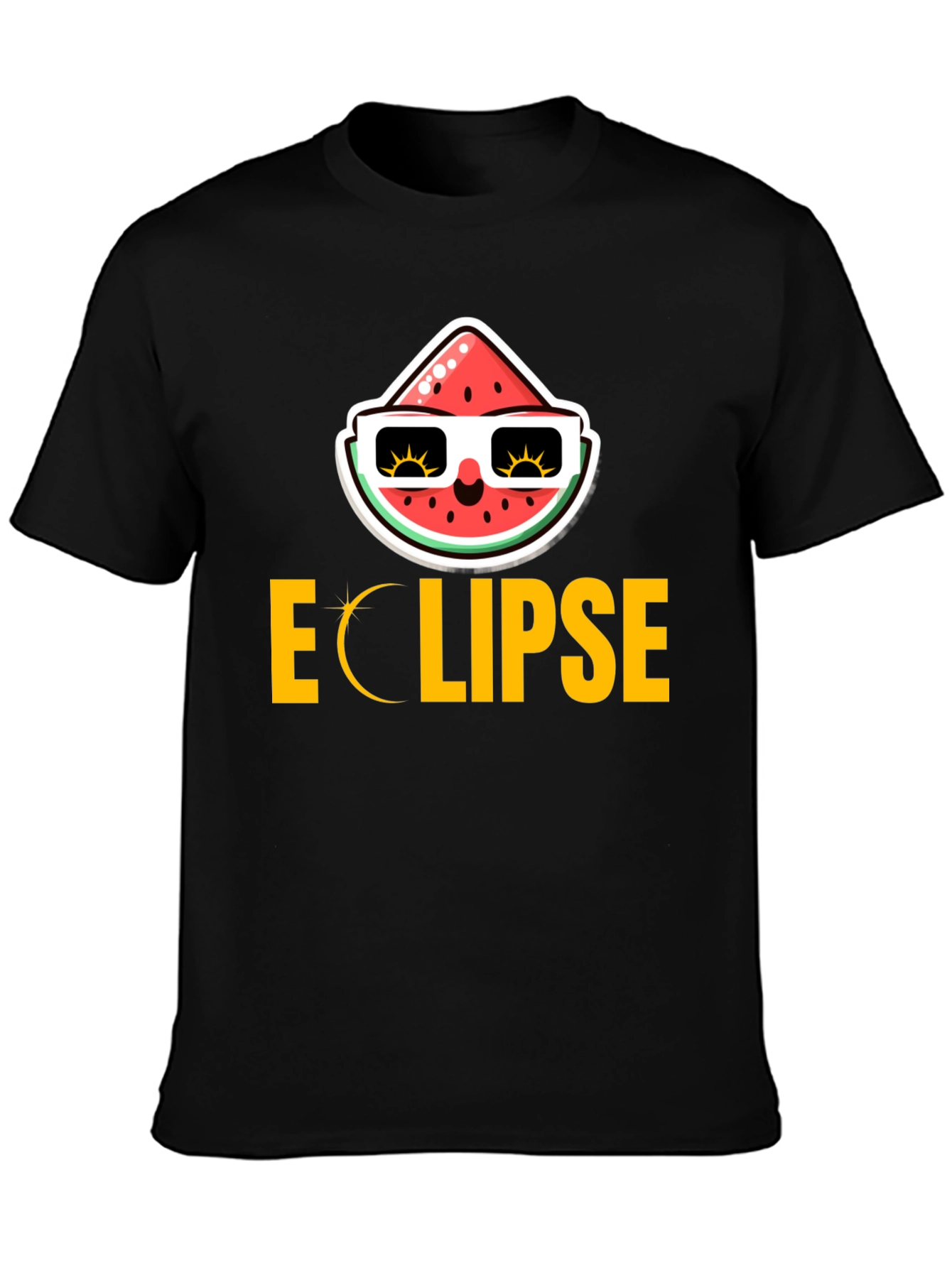 Eclipse Watermelon Graphic Tee - Cool Summer Vibes! - 3