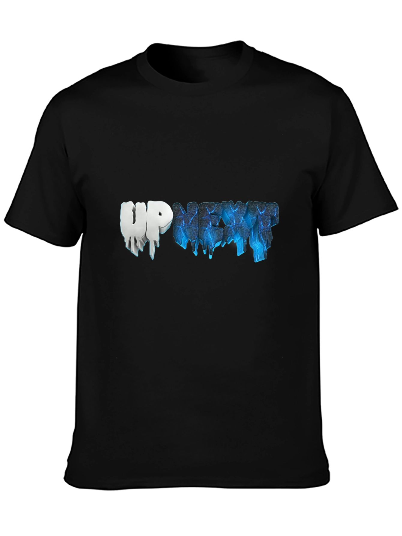 Black UP NEXT Graphic T-Shirt - Stylish Black Tee view 3
